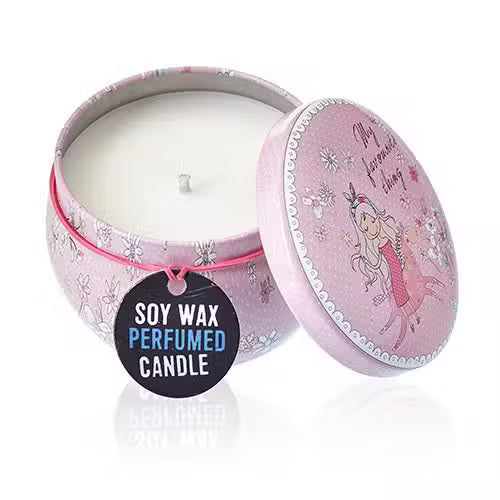 Art Tin Candle
