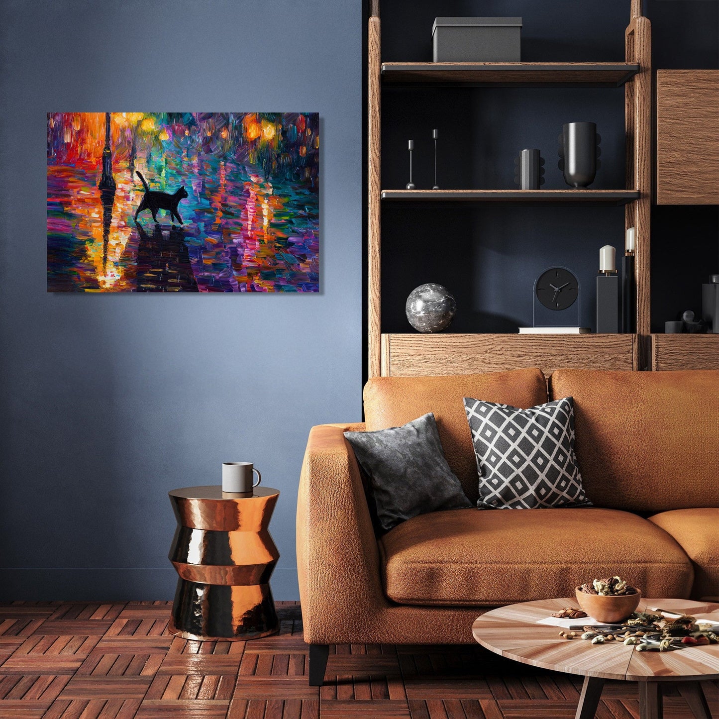 Cat’s Nocturne Canvas