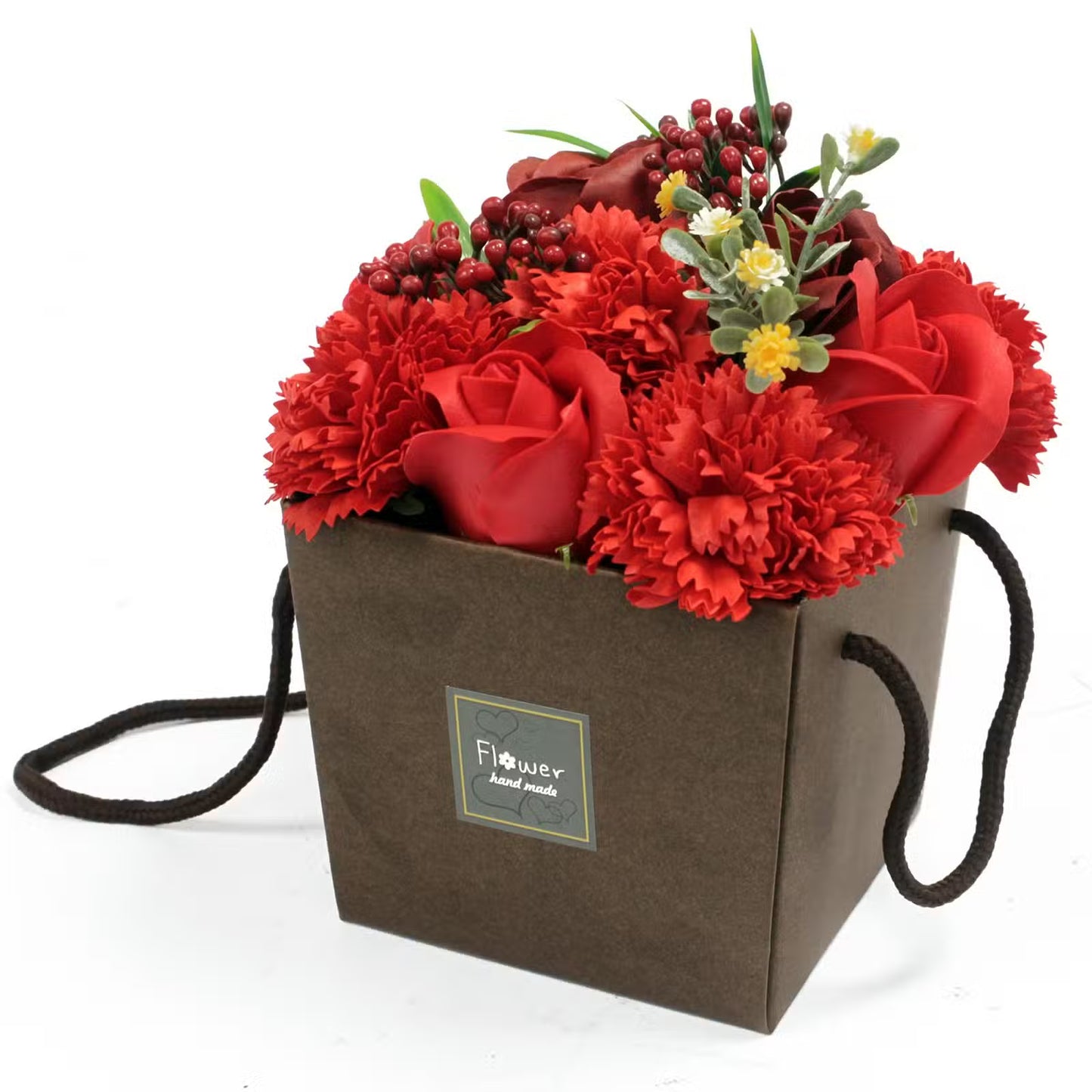 Soap Flower Box Bouquet