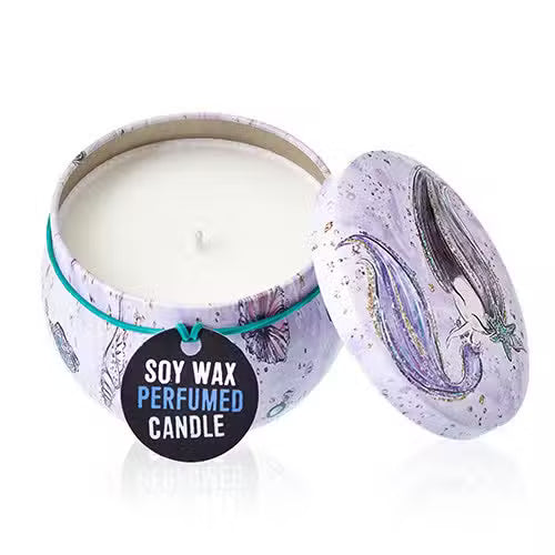 Art Tin Candle
