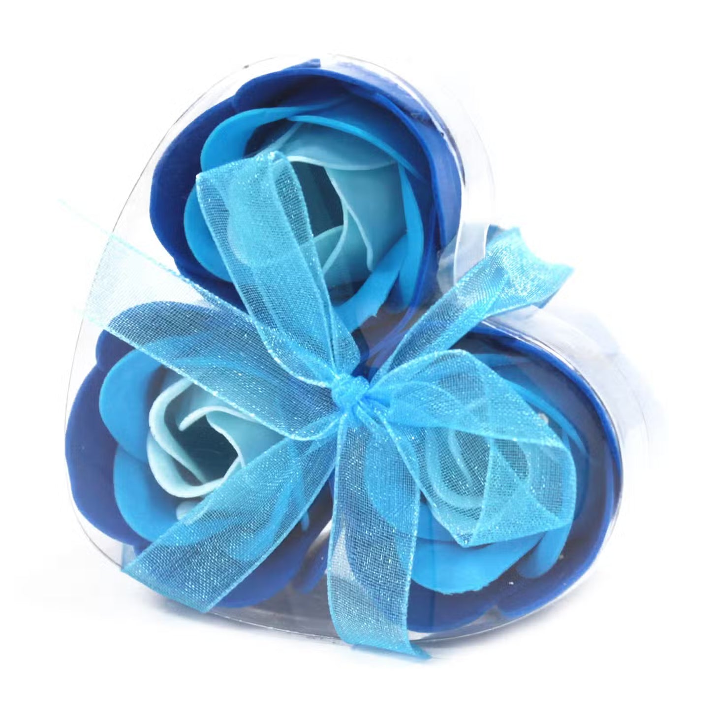 Set of 3 Soap Flower Heart Box