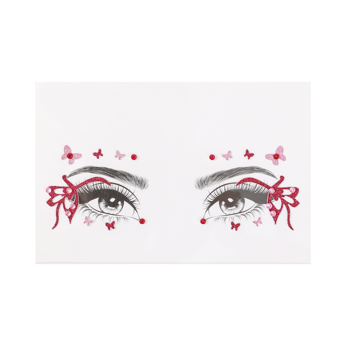 Mystical Butterfly Face Stickers