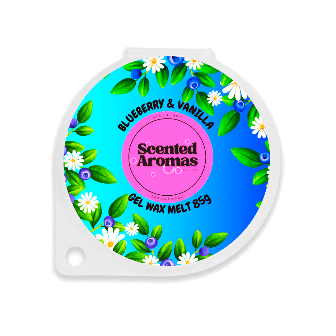 Blueberry and Vanilla Gel Wax Melts 85g