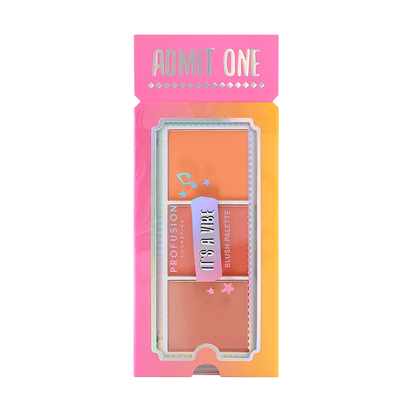 IT'S A VIBE | ADMIT ONE 3 SHADE BLUSH PALETTE
