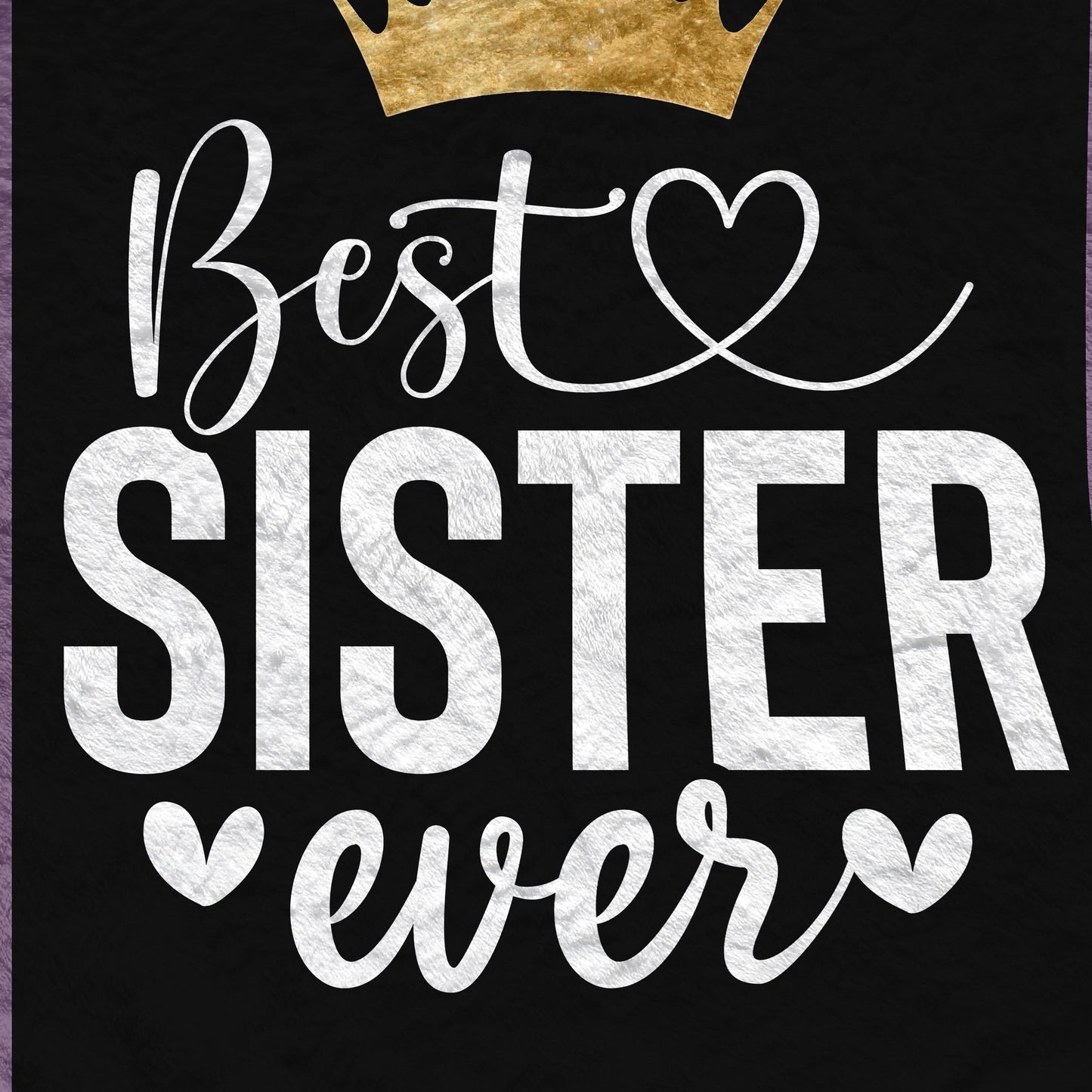 Best Sister Sentimental Quotes - Fleece Blanket  150cm X 150cm or 75cm x75cm