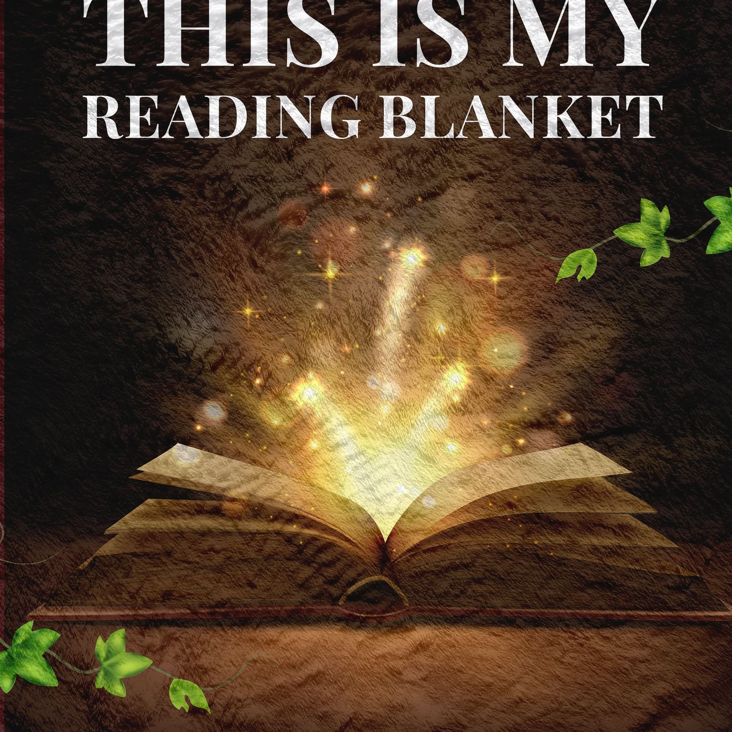 Reading Blanket - Fleece Blanket  150cm X 150cm or 75cm x75cm