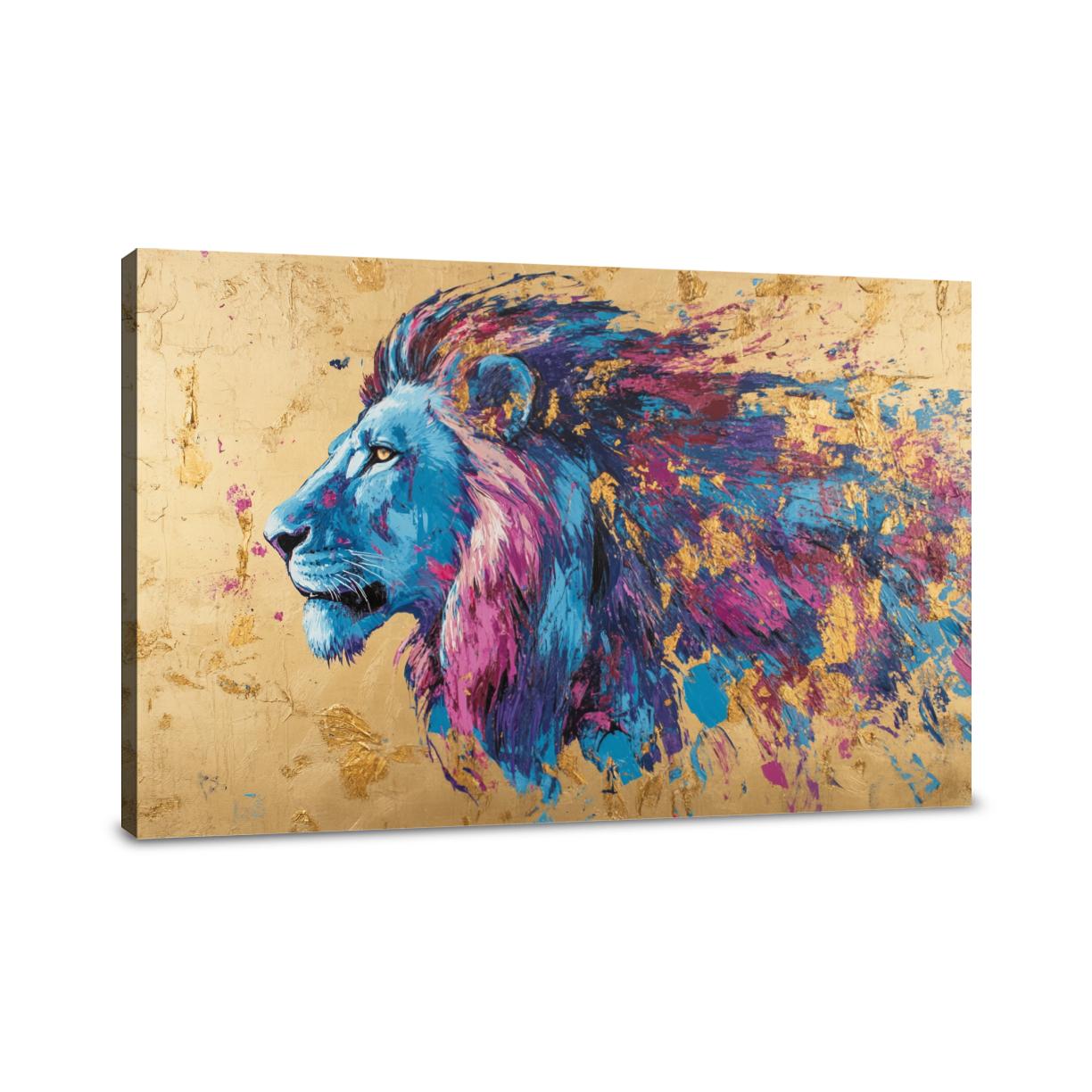 Lion's Sunset Canvas
