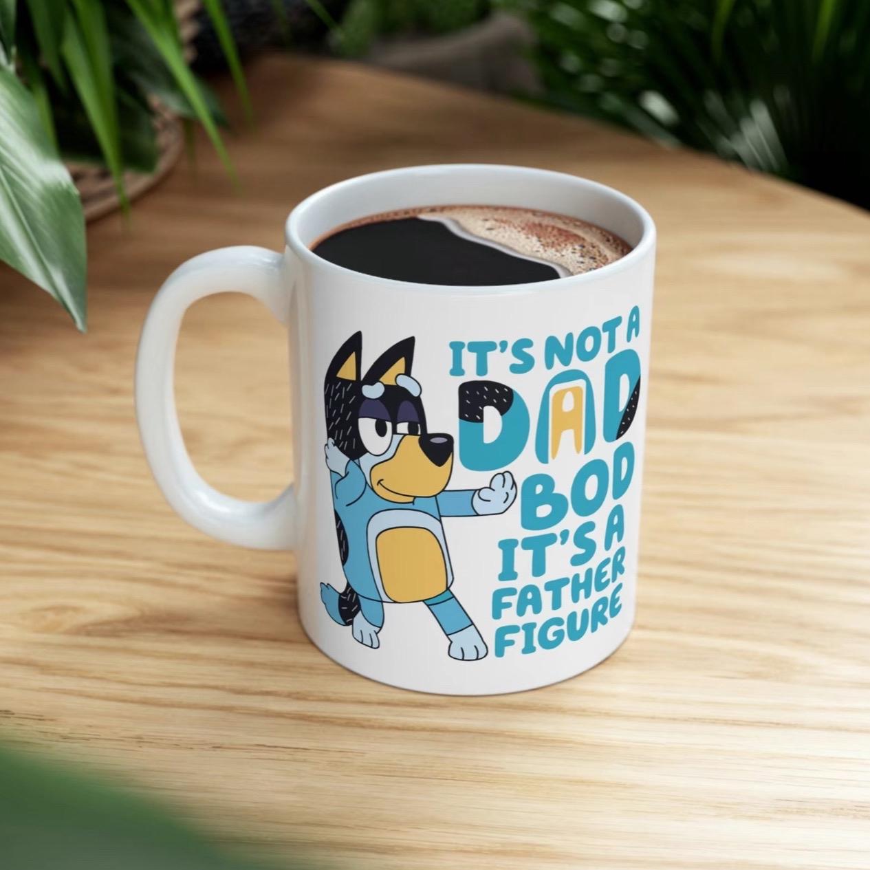 Dad Bod Bluey Mug – Perfect Christmas Father’s Day Gift