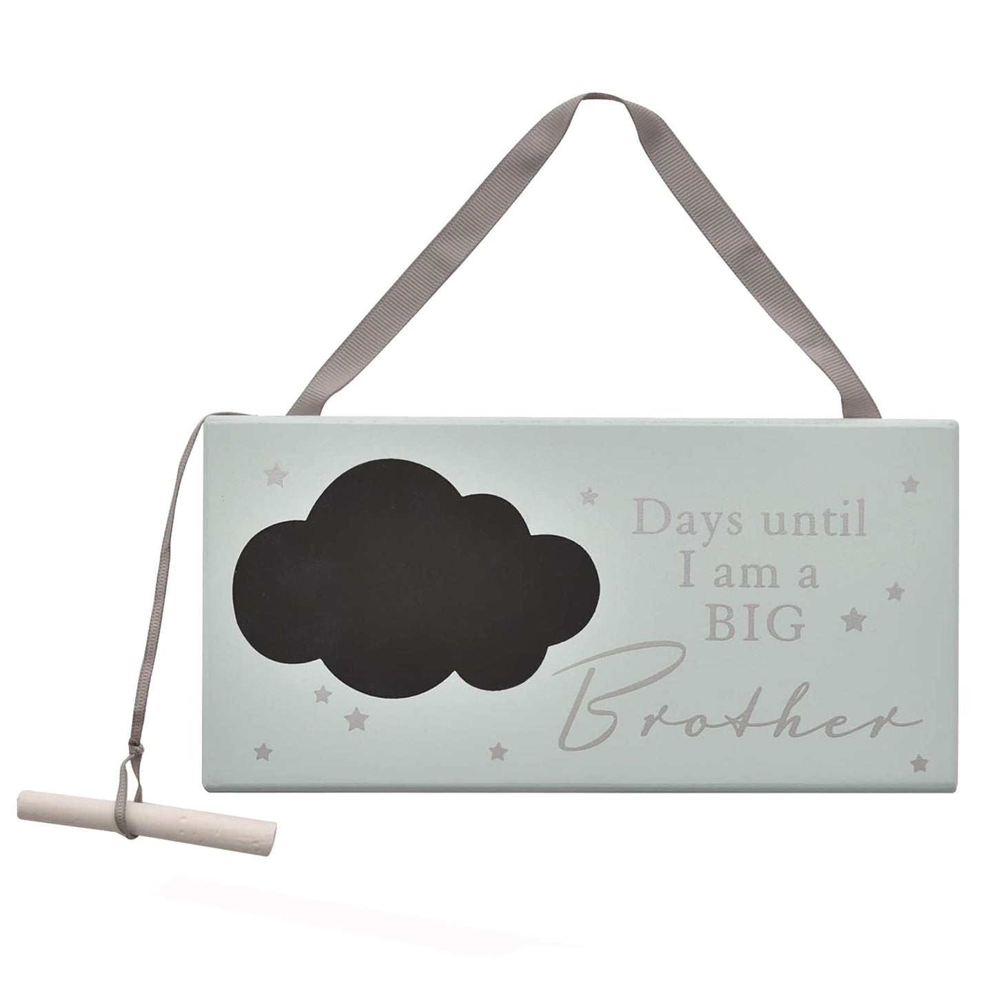 Hanging Countdown Plaque '.... Days Until i'm a Big Brother' with Chalk