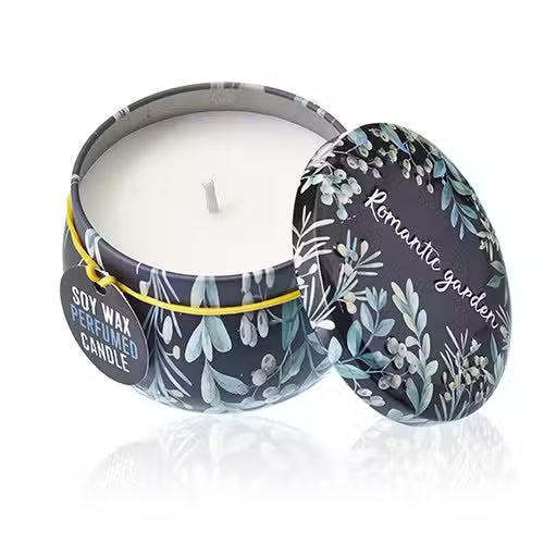 Art Tin Candle