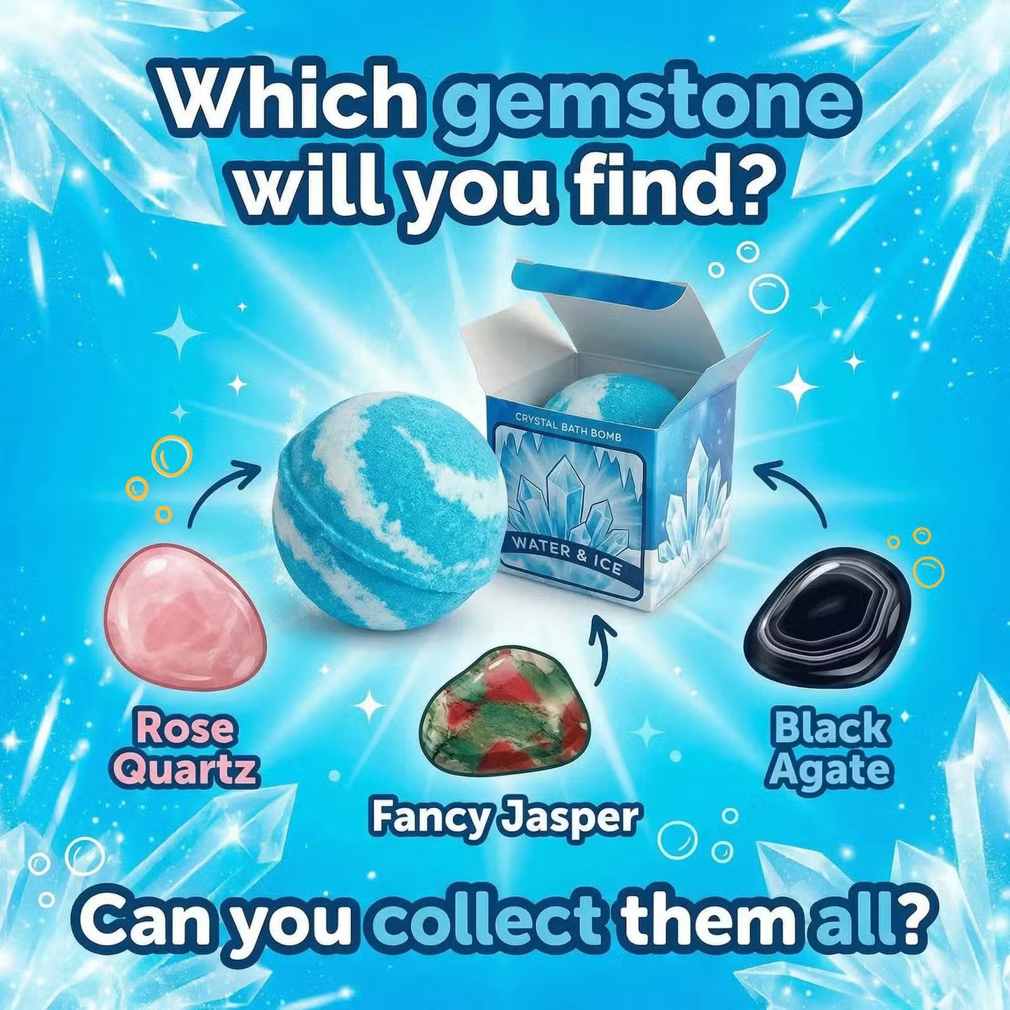Elemental Crystal Bath Bombs