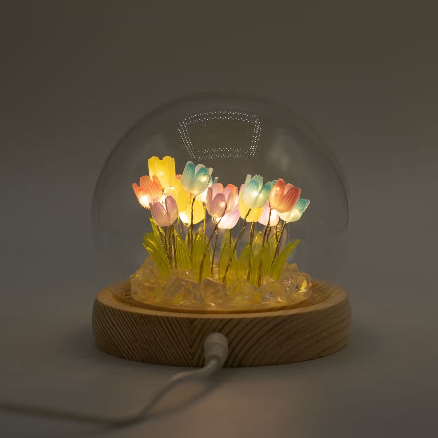 Floral Glow Garden Domes