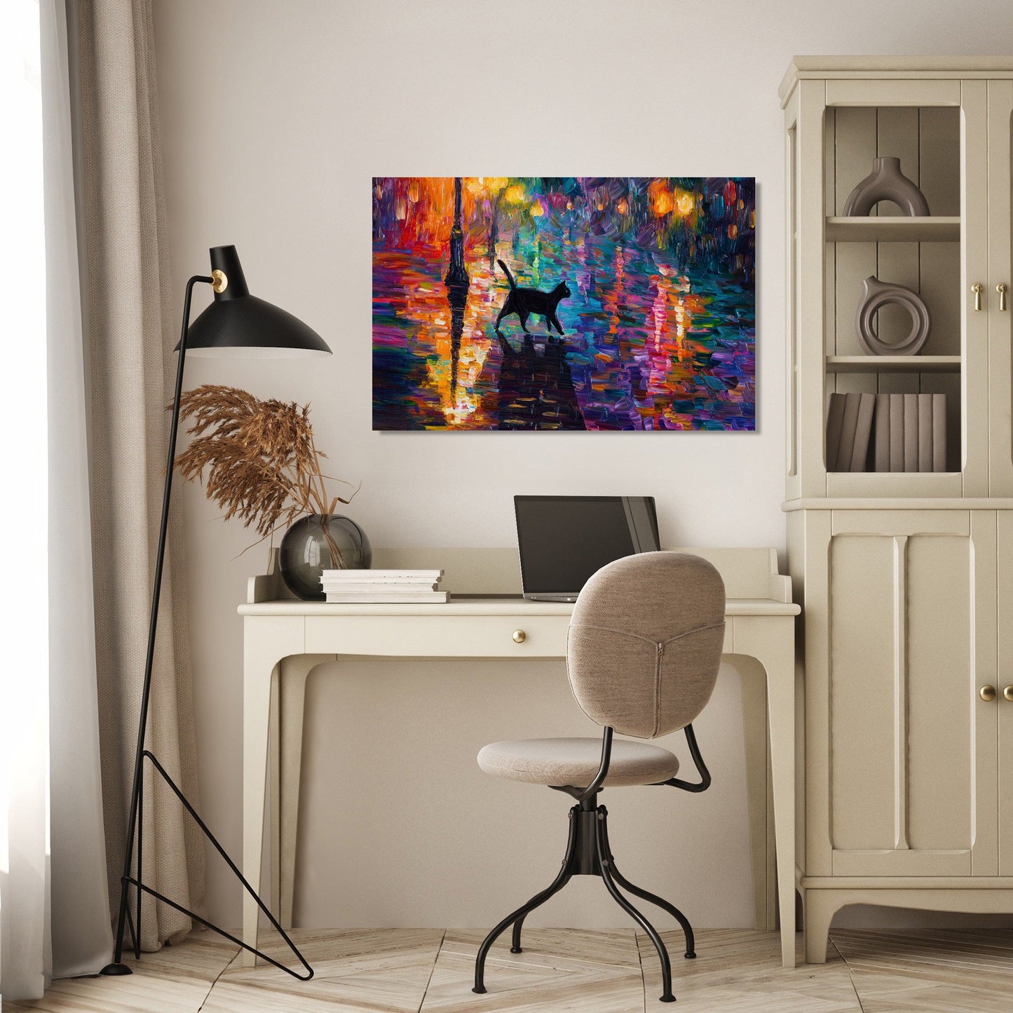 Cat’s Nocturne Canvas