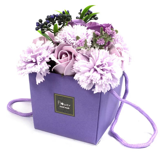 Soap Flower Box Bouquet