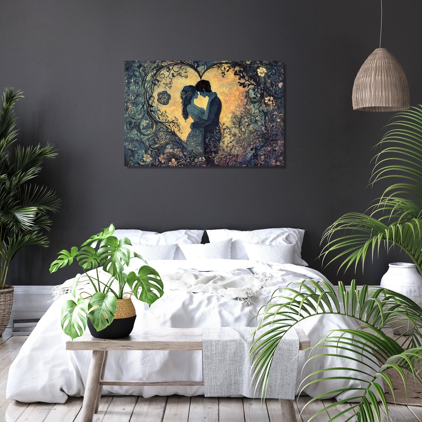 Lovers' Harmony Canvas