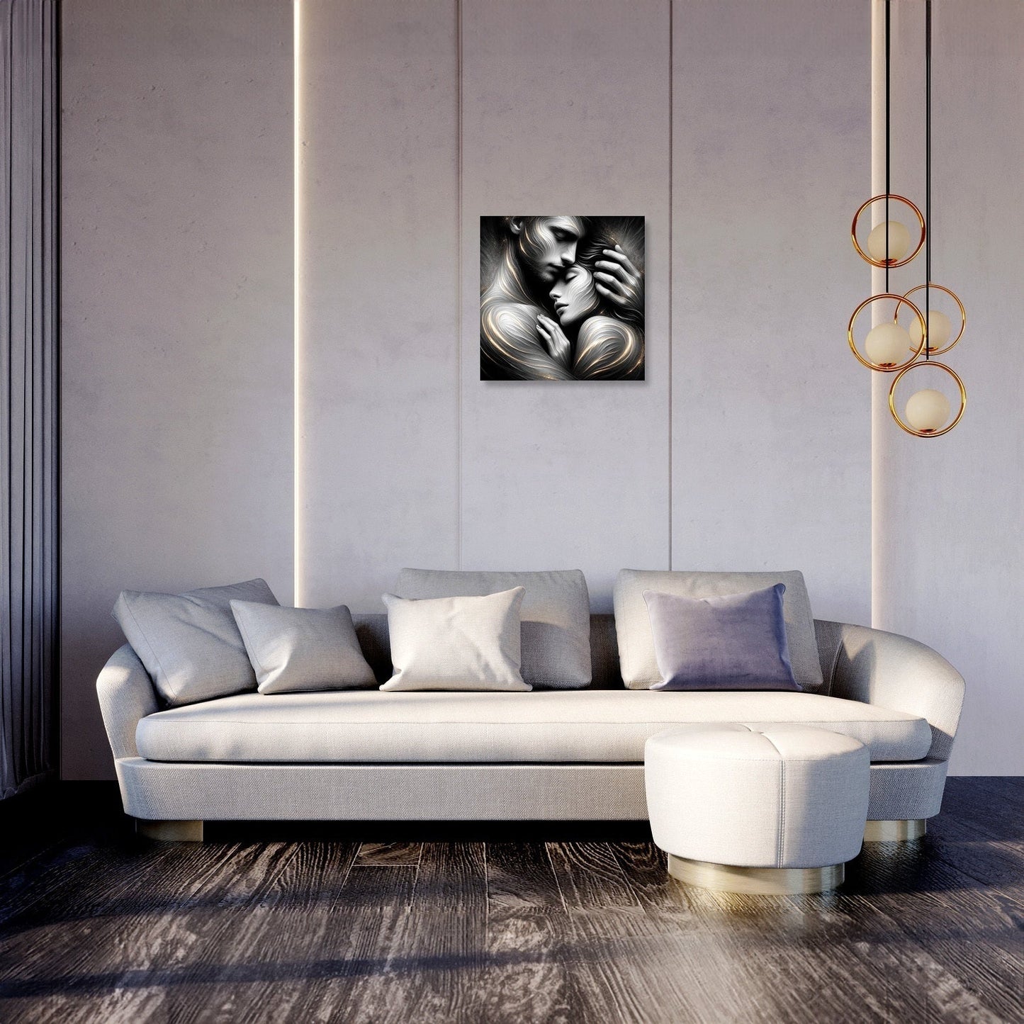 Embrace: Souls United in Love Canvas
