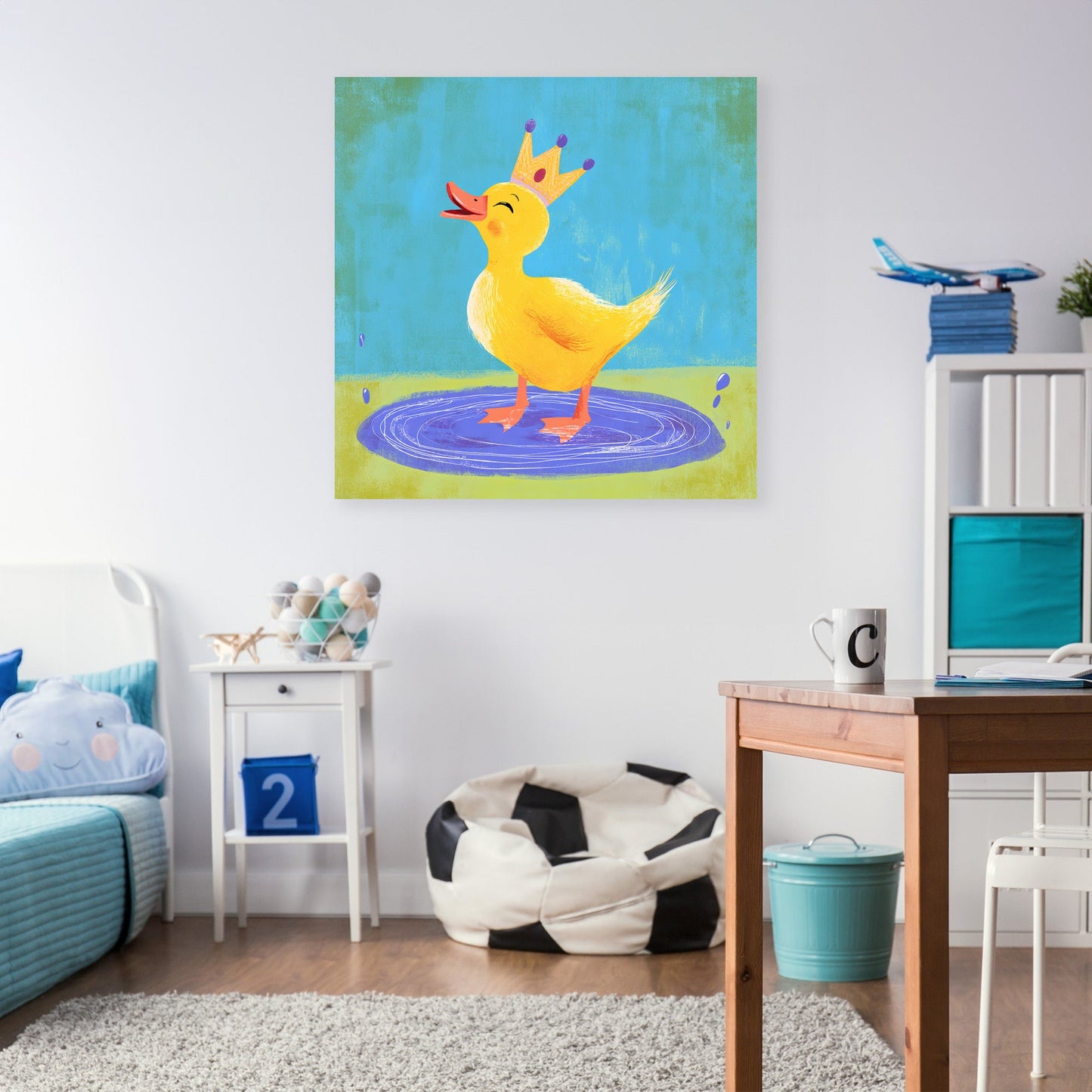 Crowned Duckling Canvas