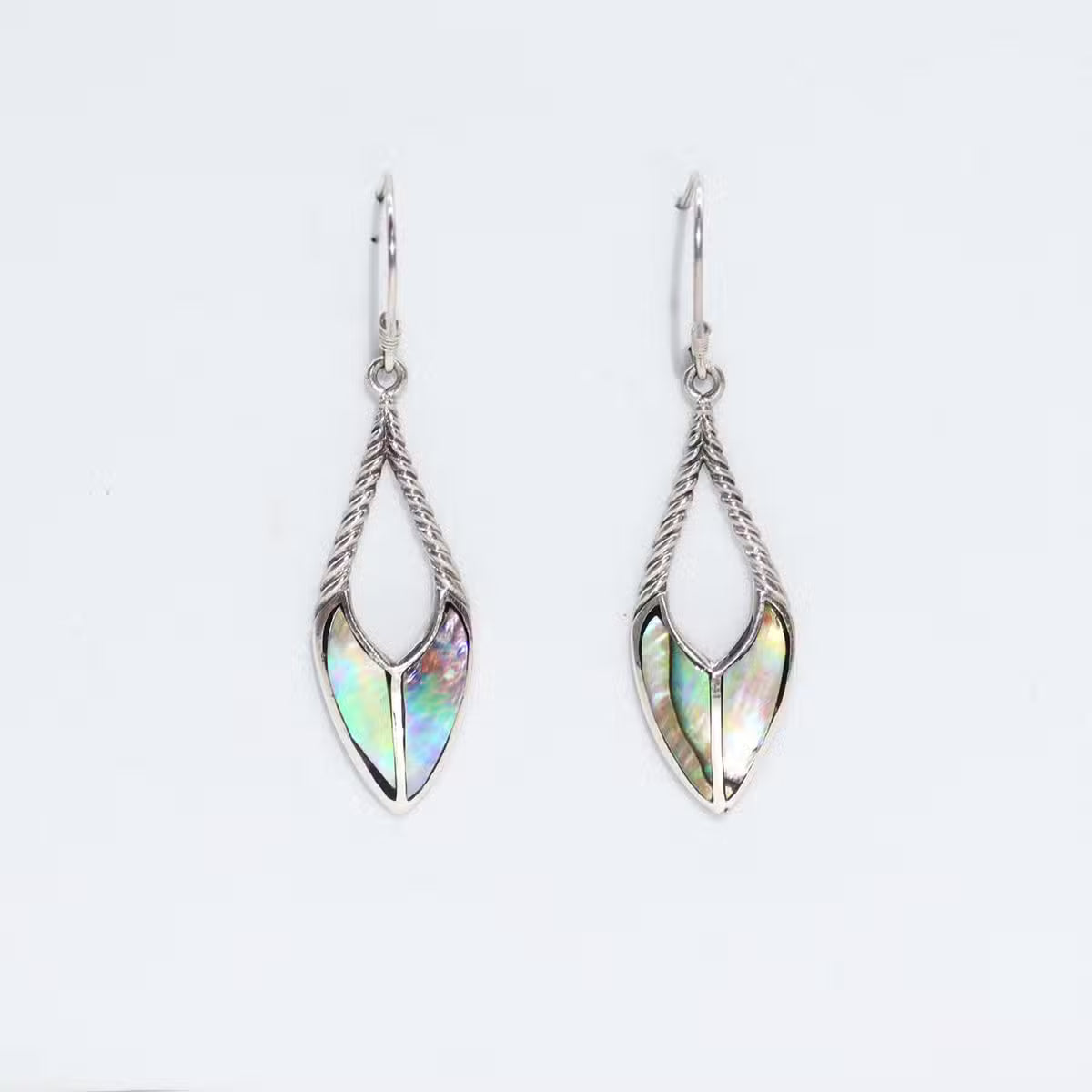 Shell & Silver Earings