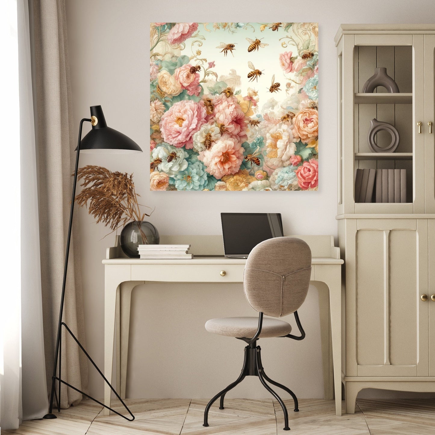 Victorian Bee Garden Canvas