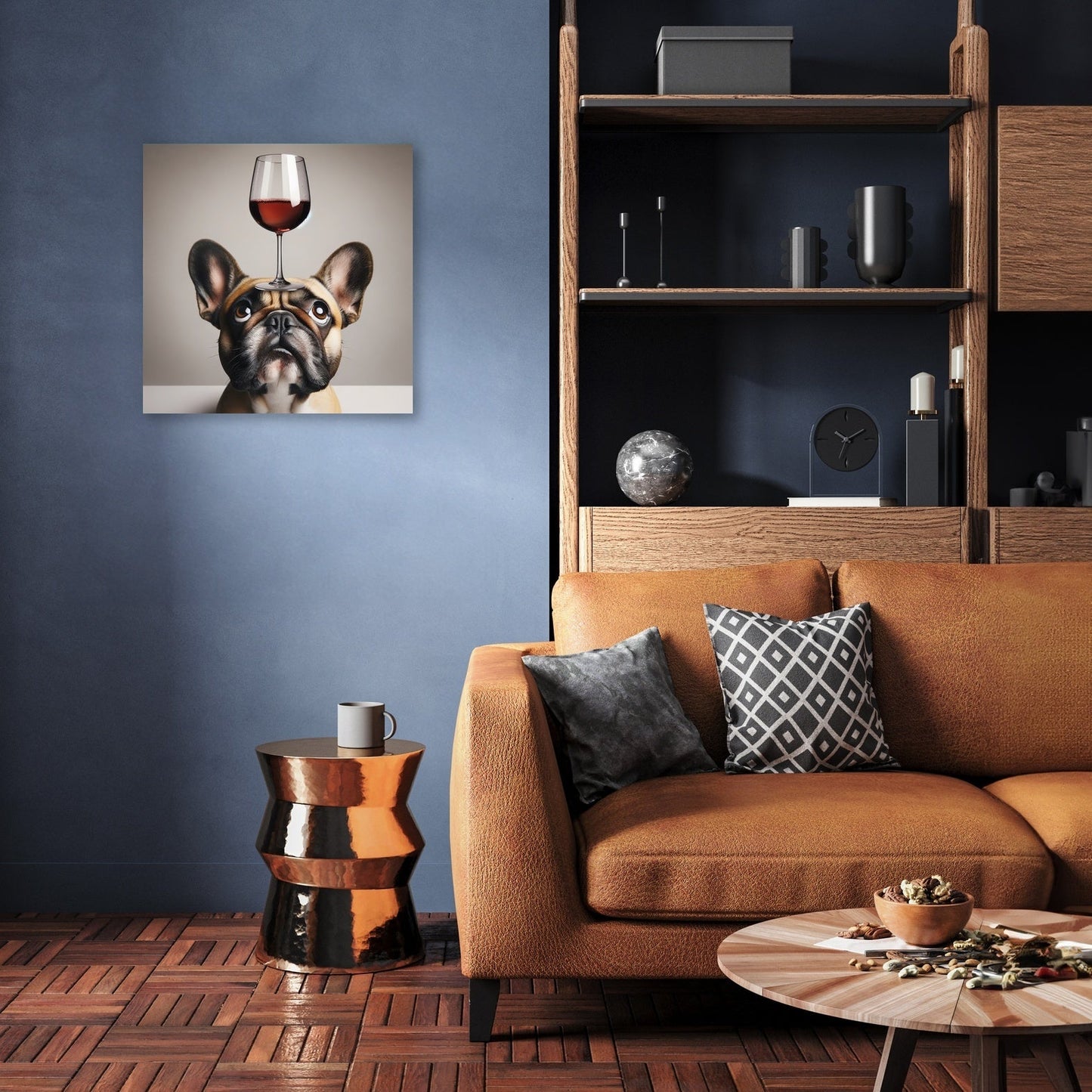 French Bulldog Toast Canvas