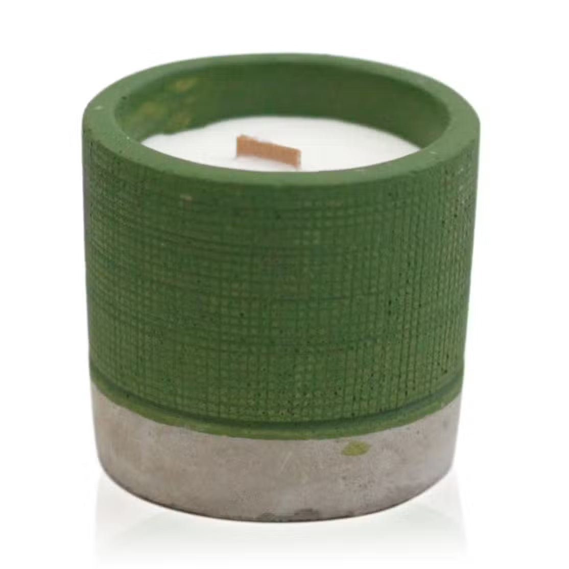 Concrete Wooden Wick Candle