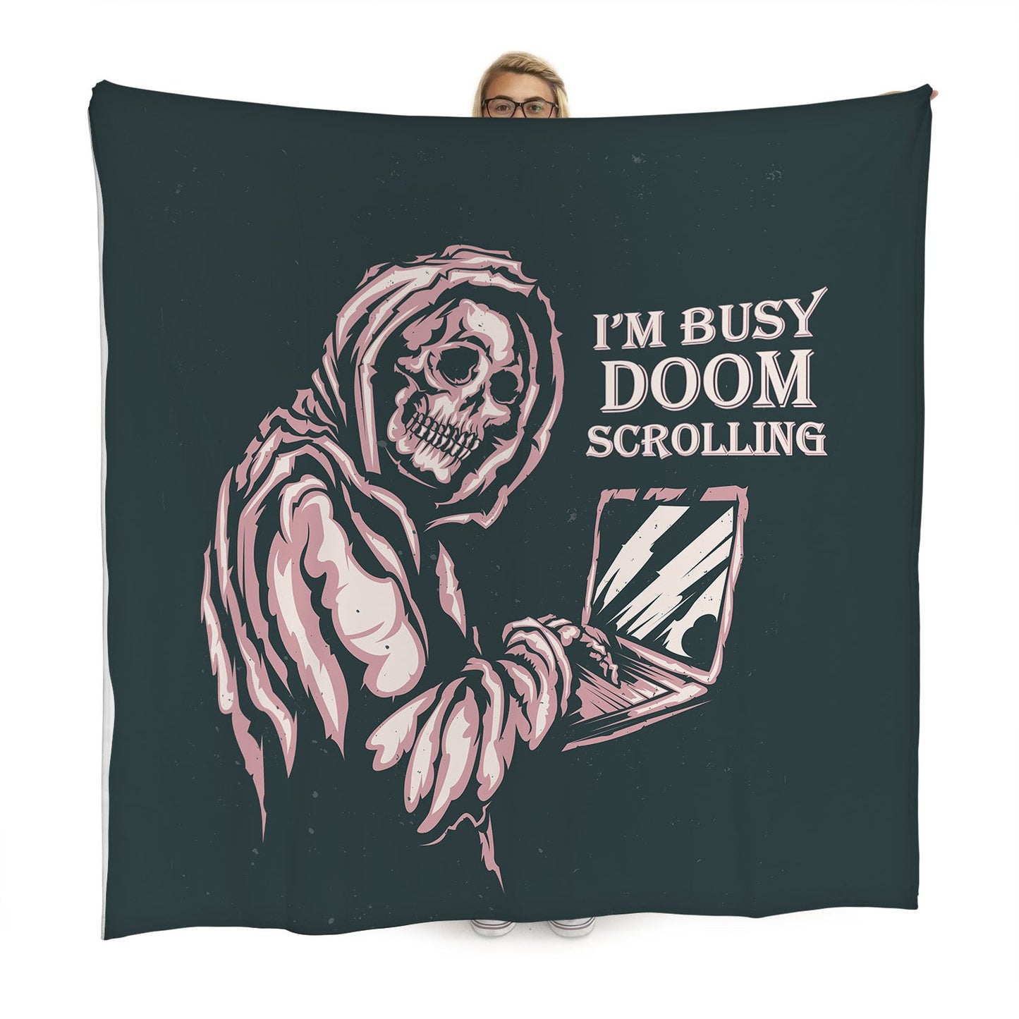 Doom Scrolling - Fleece Blanket