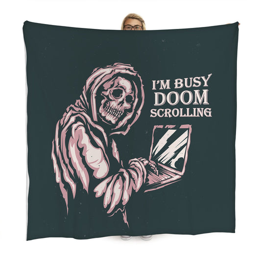 Doom Scrolling - Fleece Blanket