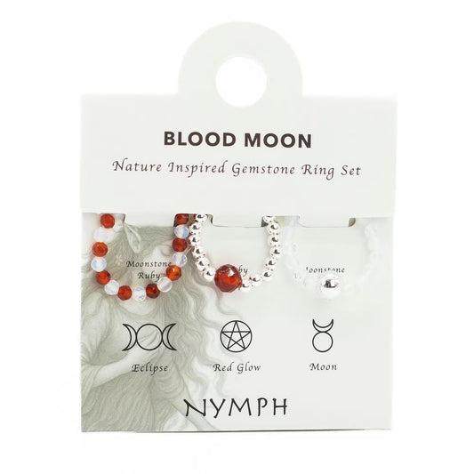 Nymph Nature Inspired Gemstone Ring Sets