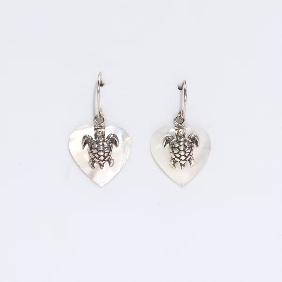 Shell & Silver Earings