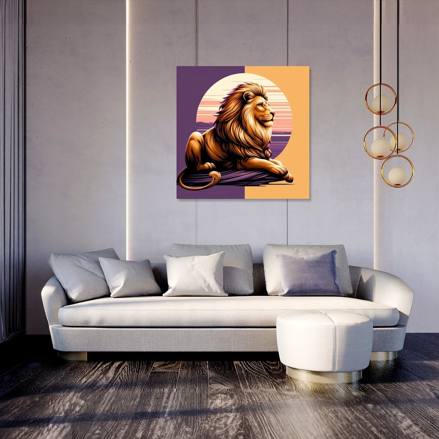 Regal Lion Canvas