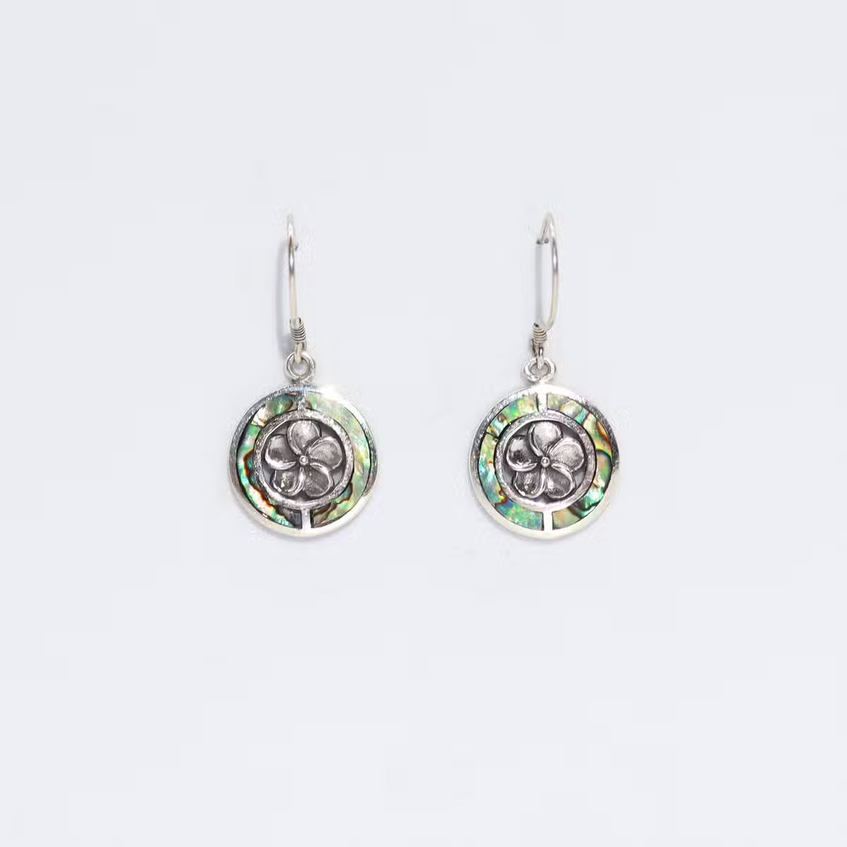 Shell & Silver Earings