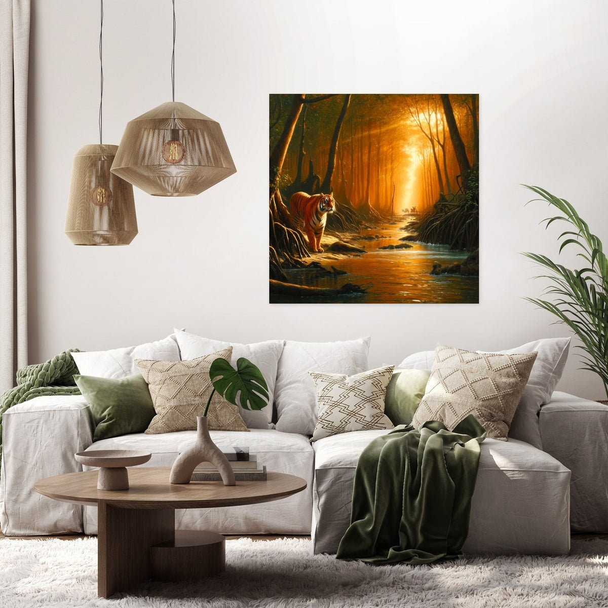 Sundarbans Tiger Majesty Canvas