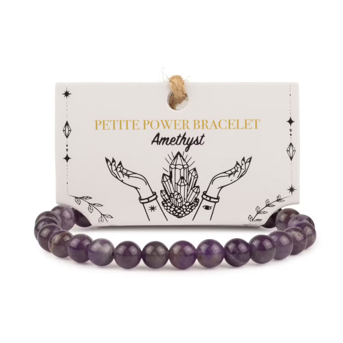 Petite Gemstone Power Bracelets – 6mm Beads