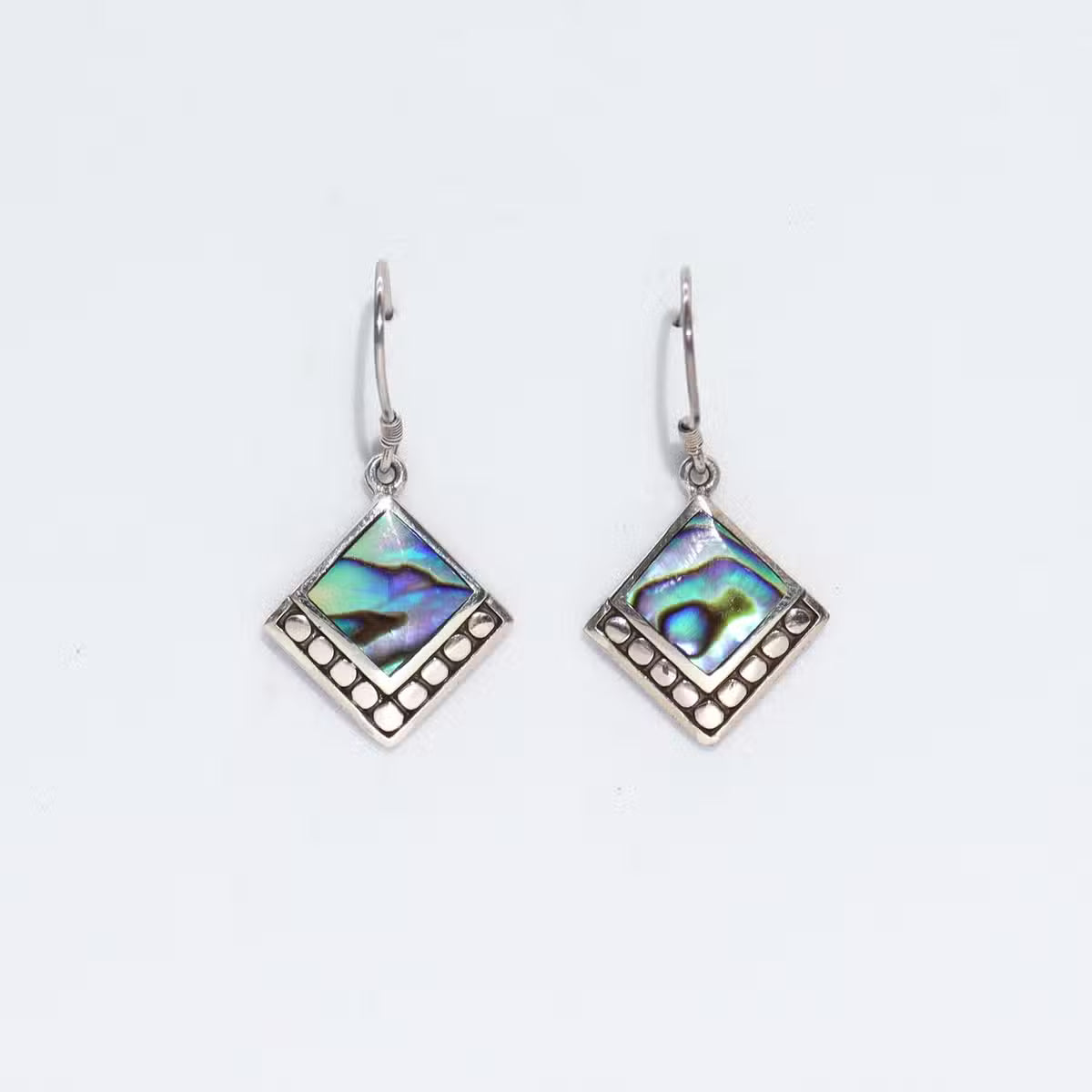 Shell & Silver Earings