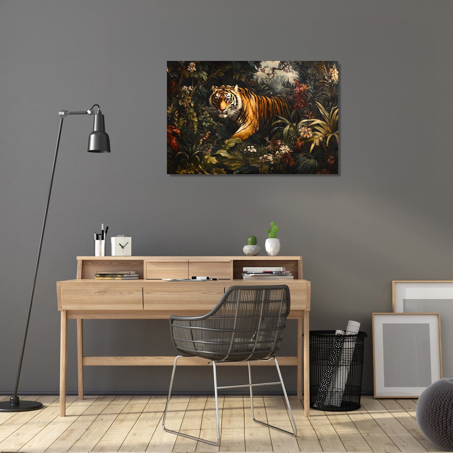 Tiger's Lethal Gaze Canvas