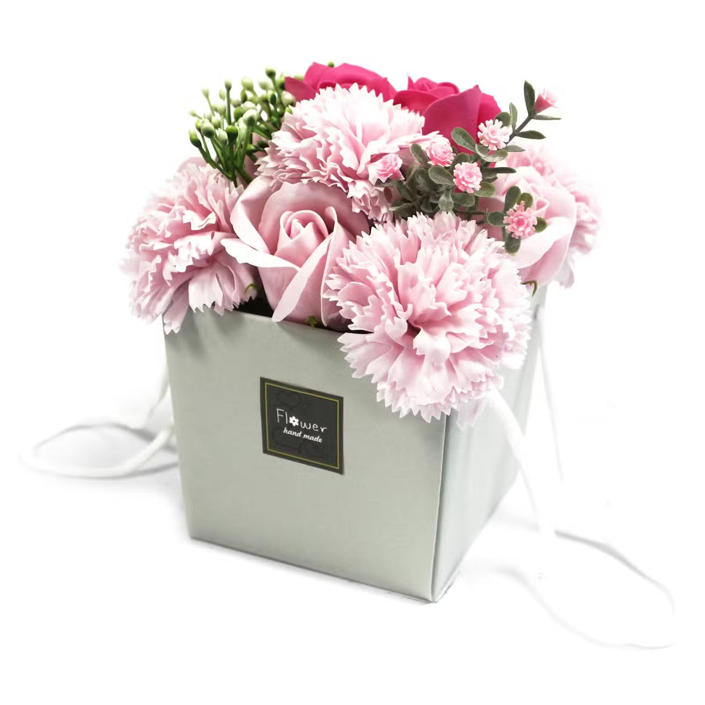 Soap Flower Box Bouquet