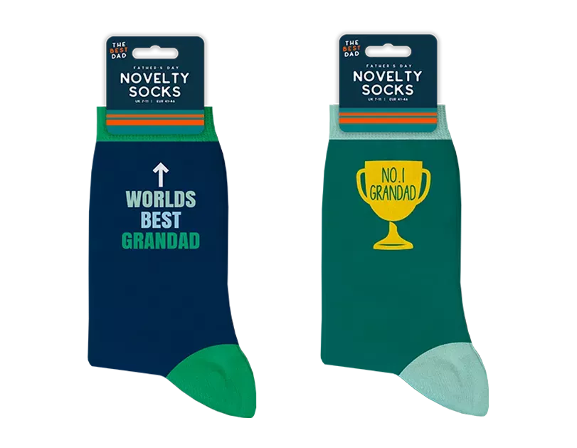 Socks Grandad Novelty (Design May Vary)  one pair