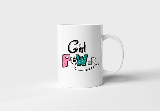 "Girl Power" Motivational Mug - Empowering Gift for All Occasions