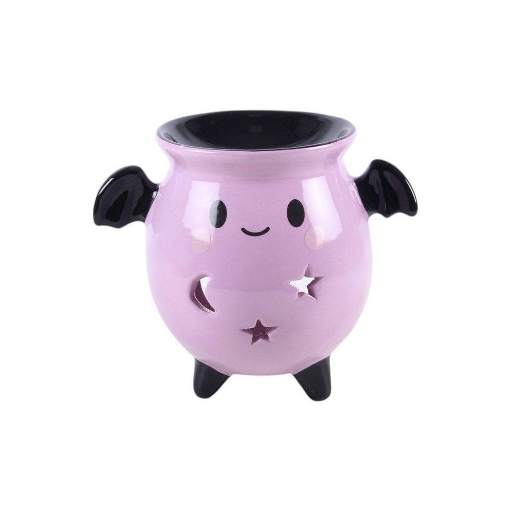 Pastel Bat Brew Cauldron Oil Burner