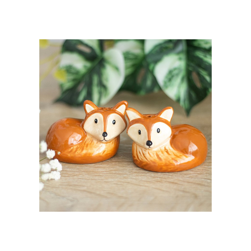 Fox Salt and Pepper Shakers
