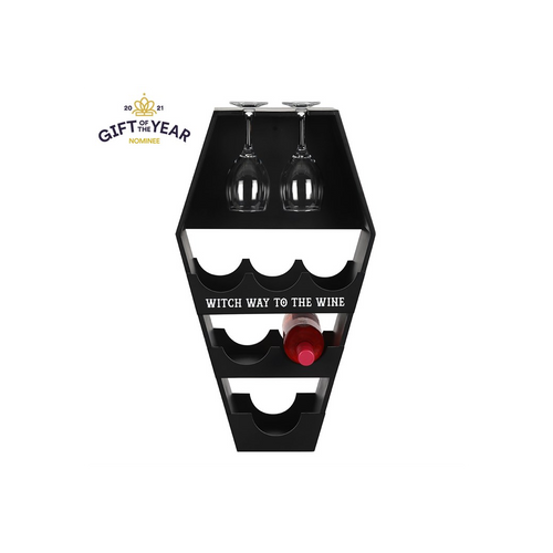 Coffin Wine Shelf
