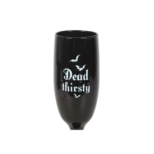 Set of 2 Dead Thirsty Champagne Flutes