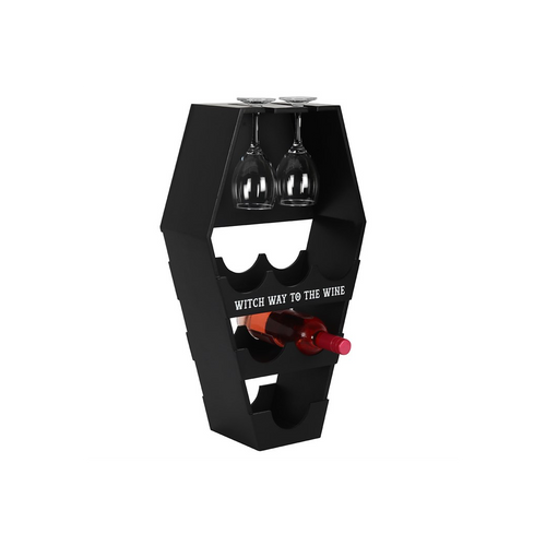 Coffin Wine Shelf