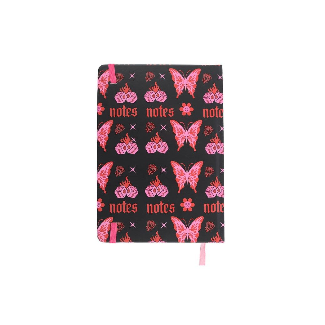 Flaming Butterfly A5 Notebook