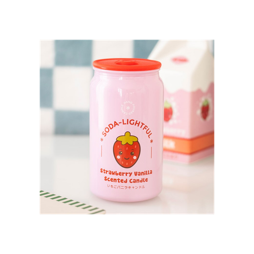 Strawberry Soda Can Candle
