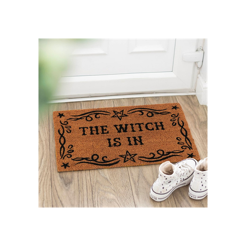 Natural The Witch Is In Doormat