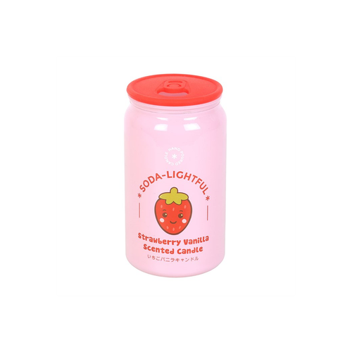 Strawberry Soda Can Candle