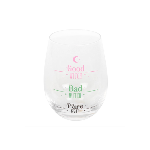 Good Witch, Bad Witch Stemless Glass