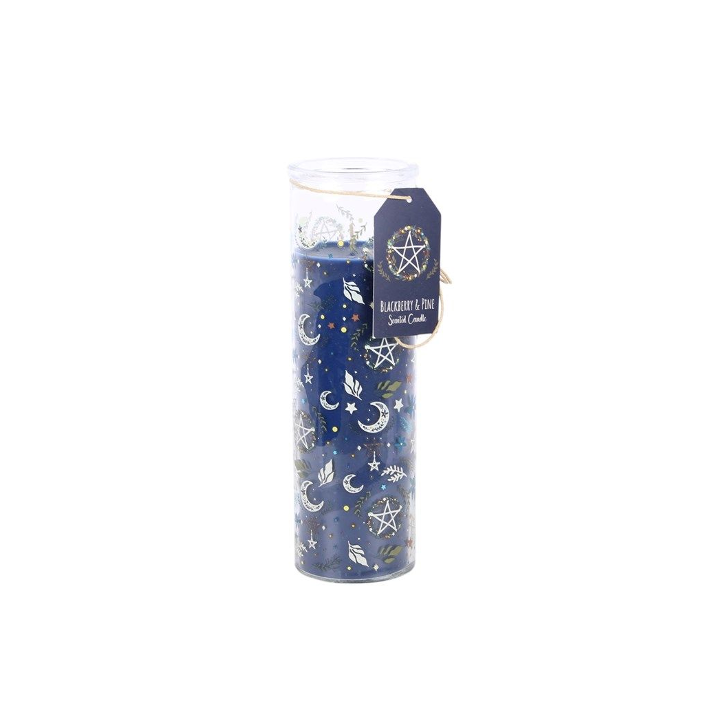 Solstice Spell Print Blackberry & Pine Tube Candle