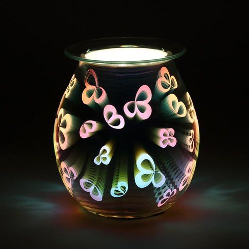 3D Flower Peta Light Up Electric Oil Burner